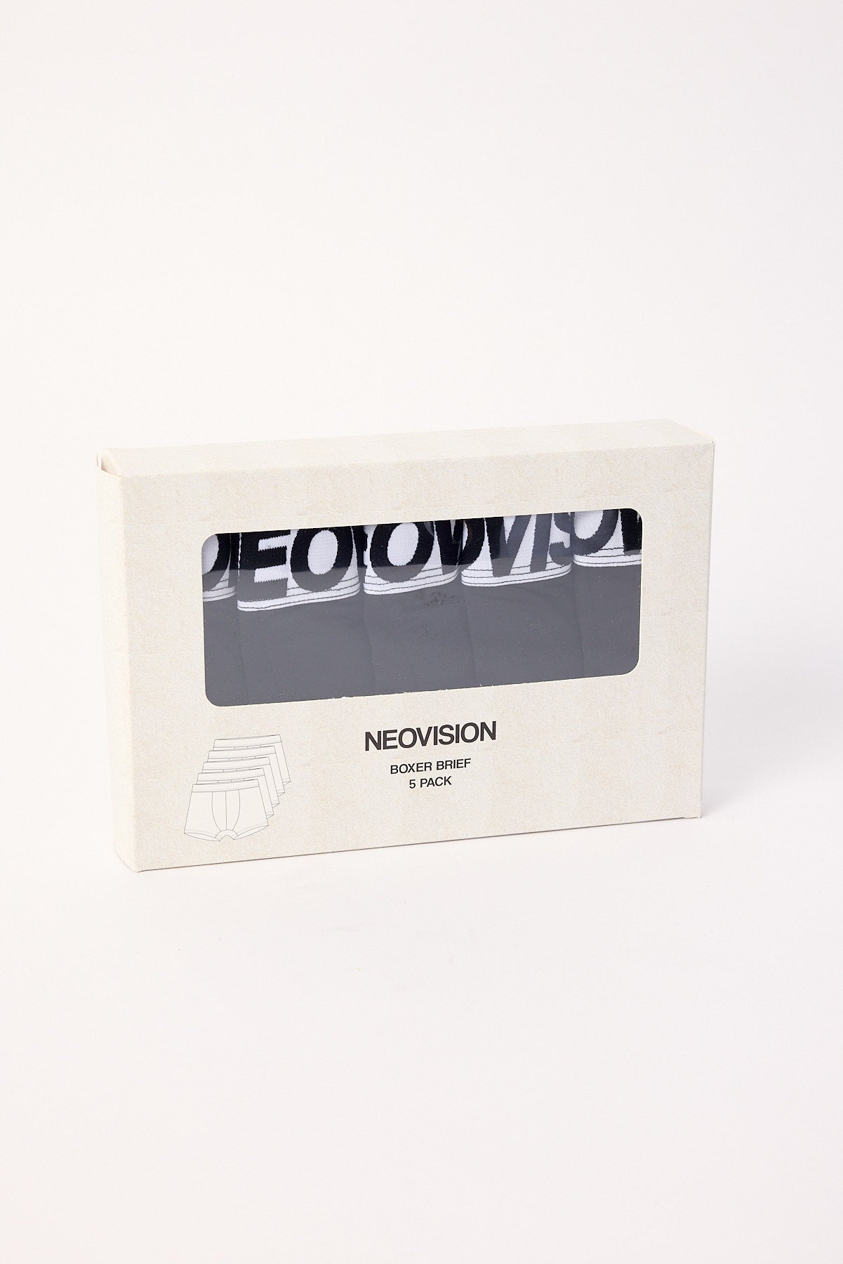 Neovision Nova Logo Stretch Trunk 5 Pack Black