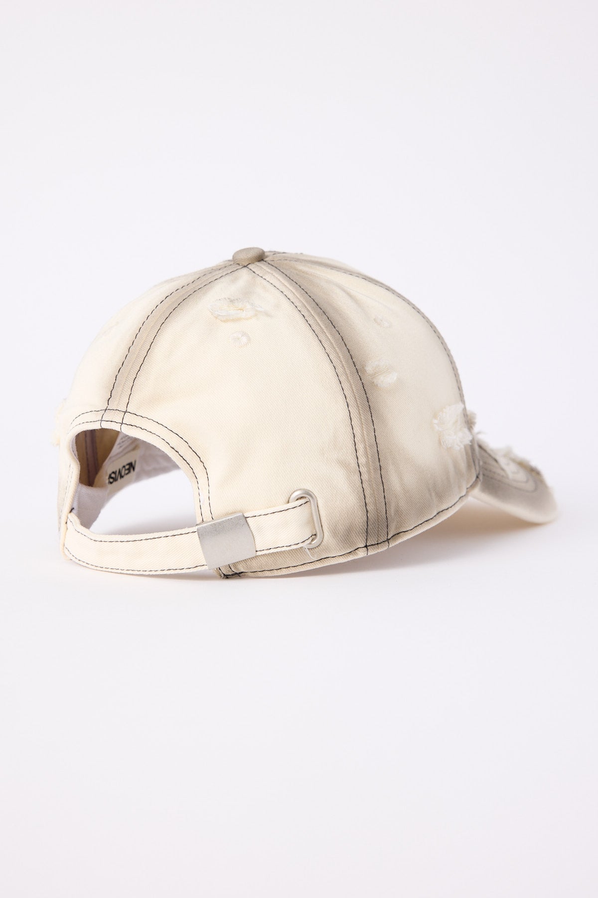 Neovision Sanctum Distressed Dad Cap Washed White