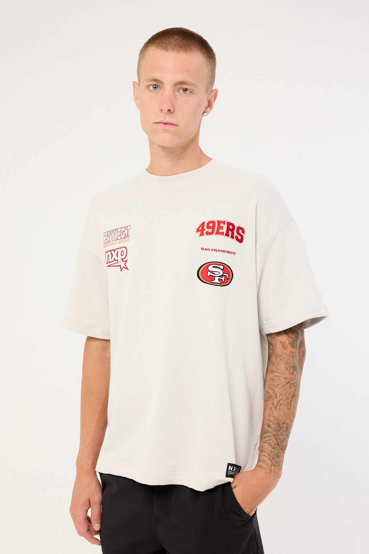 Nena & Pasadena SF-49ers Surround Tee Glacier Grey