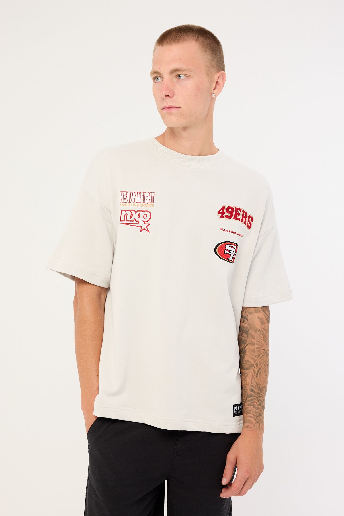 Nena & Pasadena SF-49ers Surround Tee Glacier Grey