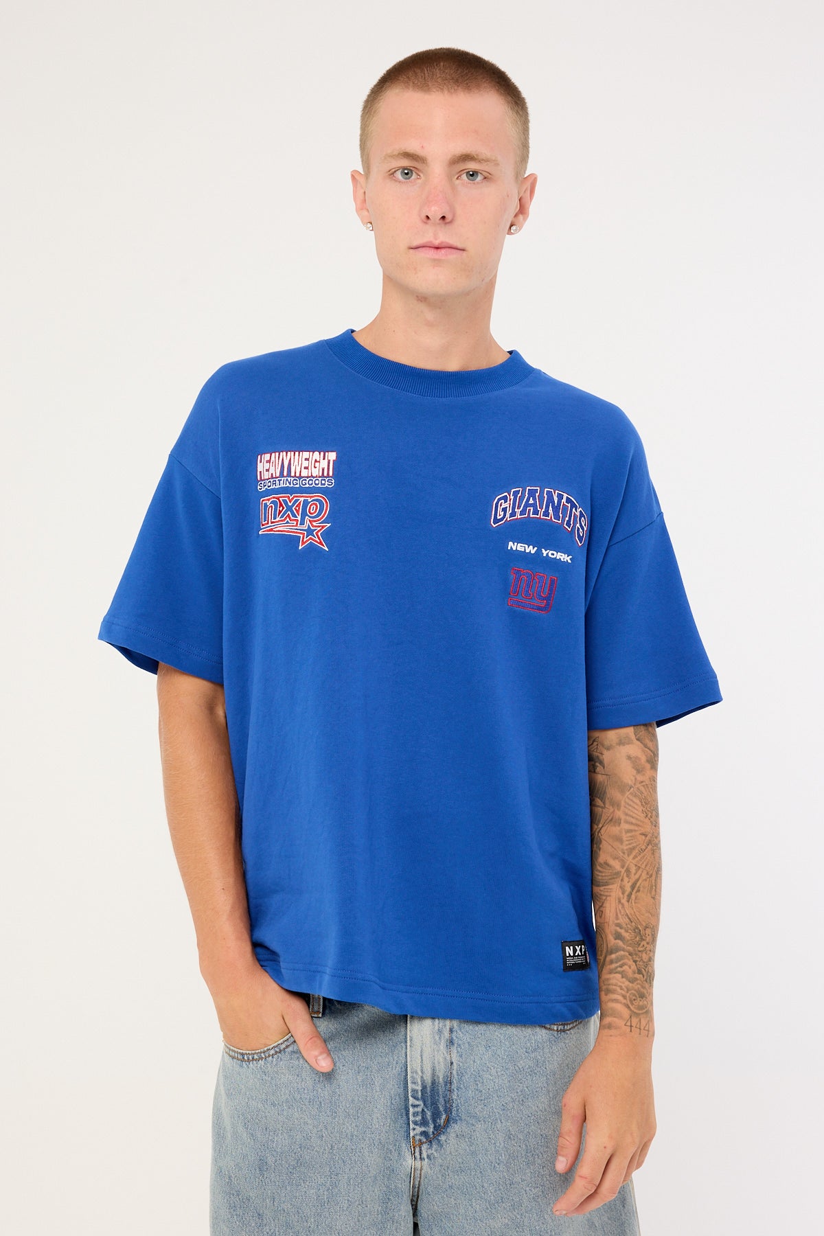 Nena & Pasadena NY-Giants Surround Tee Blue