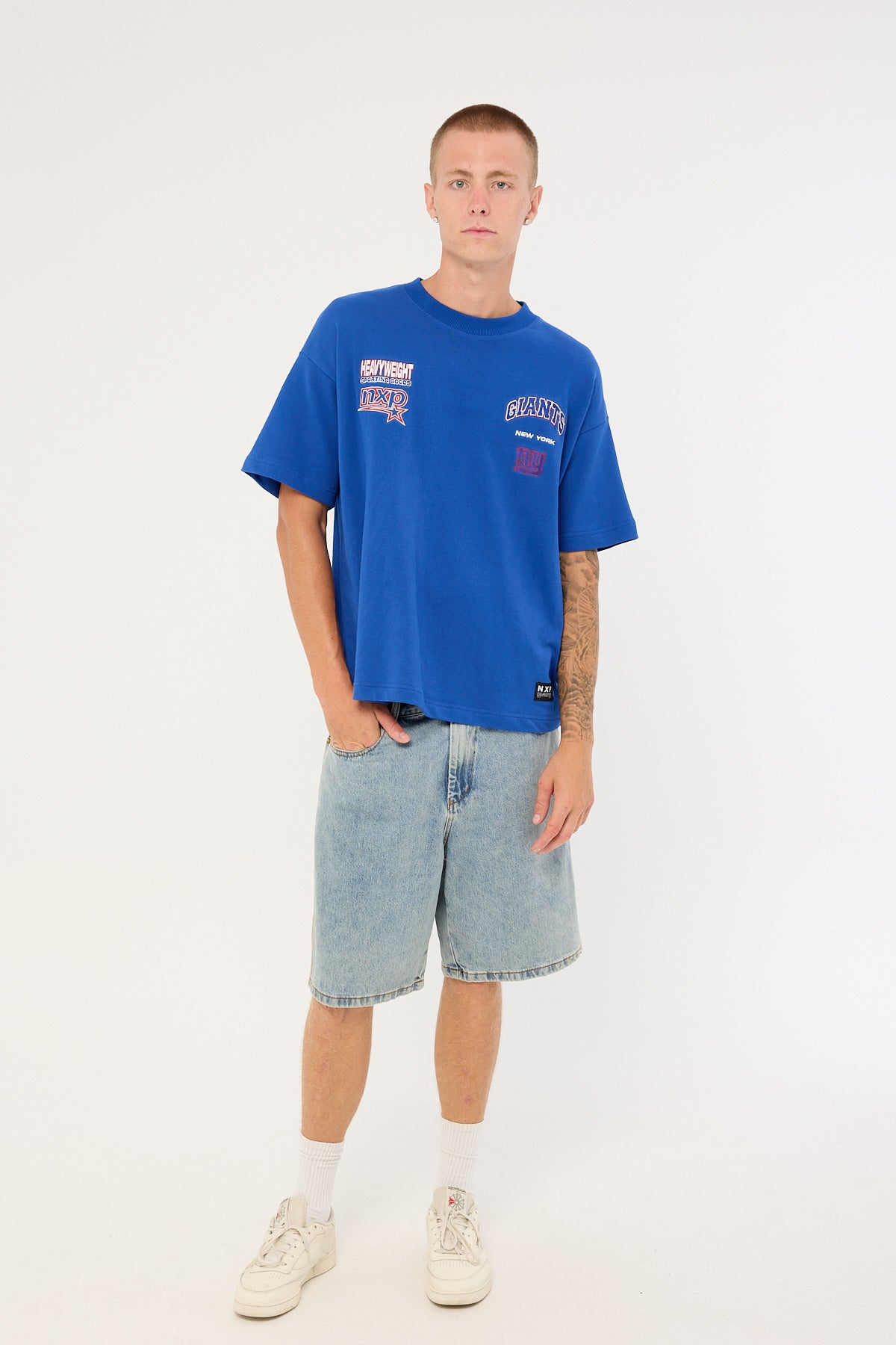 Nena & Pasadena NY-Giants Surround Tee Blue