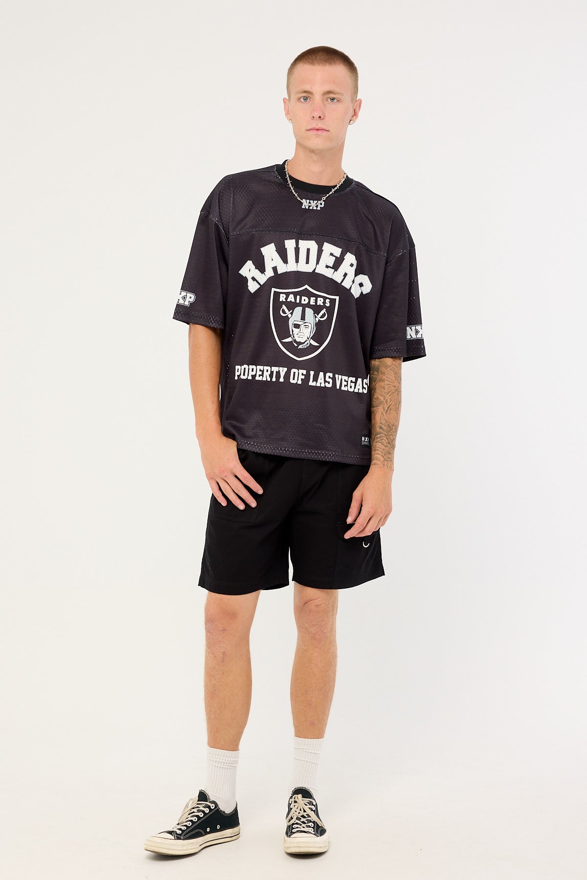 Nena & Pasadena LV-Raiders Property Tee Jet Black