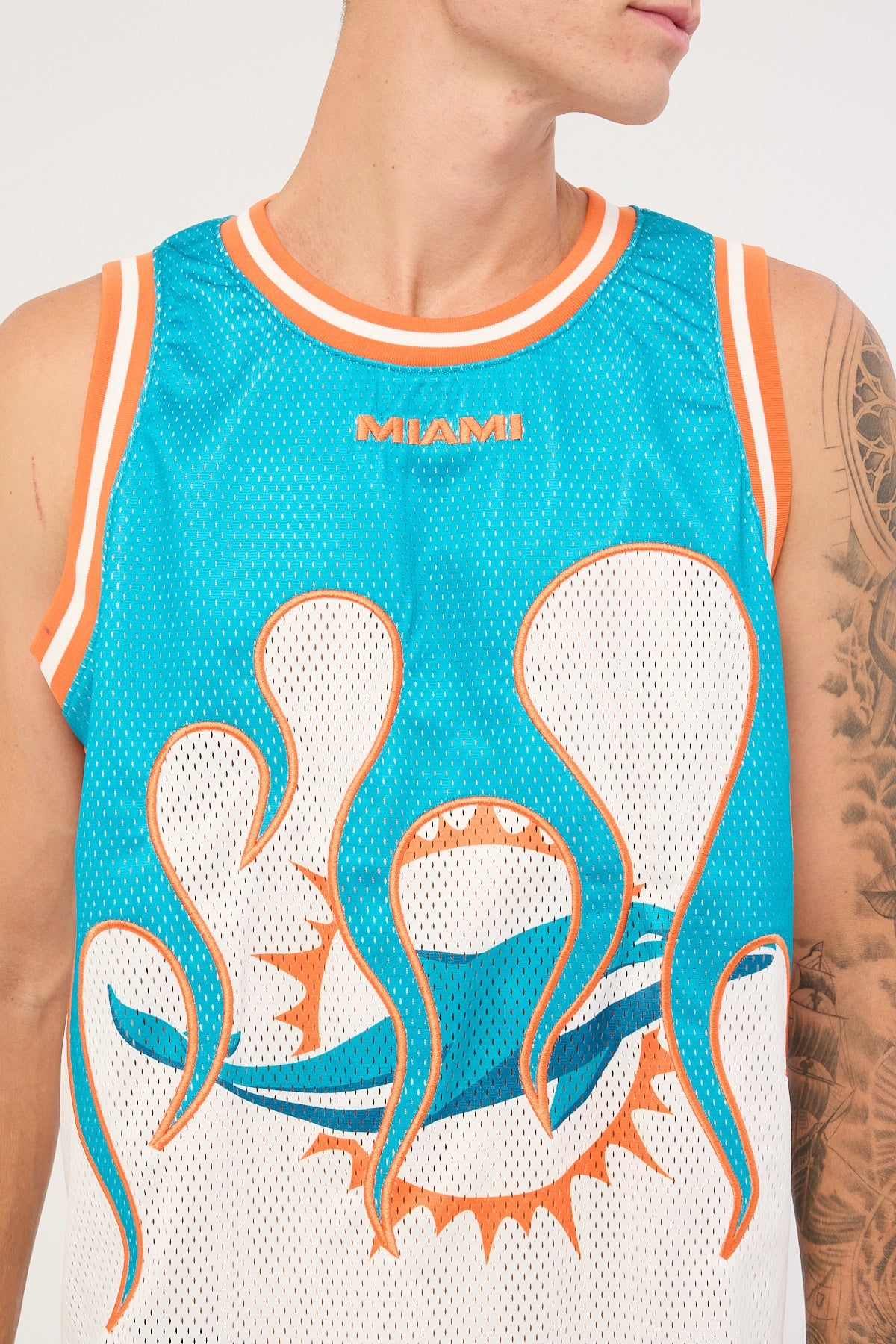 Nena & Pasadena M-Dolphins Basketball Jersey Aqua