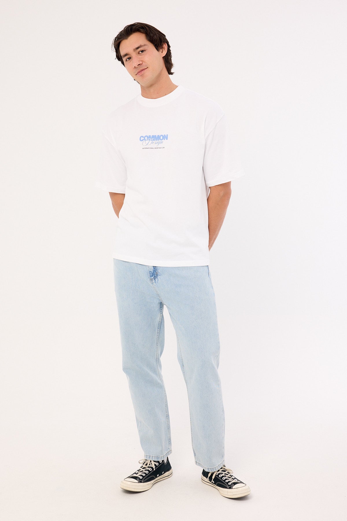 Thrills Slacker Relaxed Denim Jean Serenity Blue