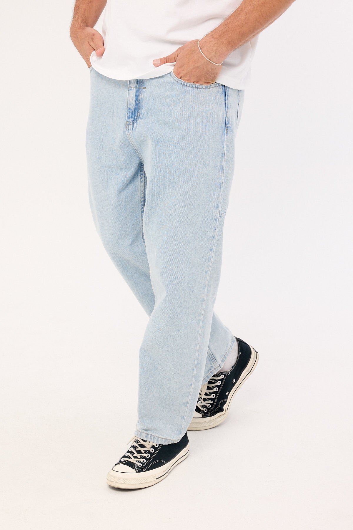 Thrills Slacker Relaxed Denim Jean Serenity Blue