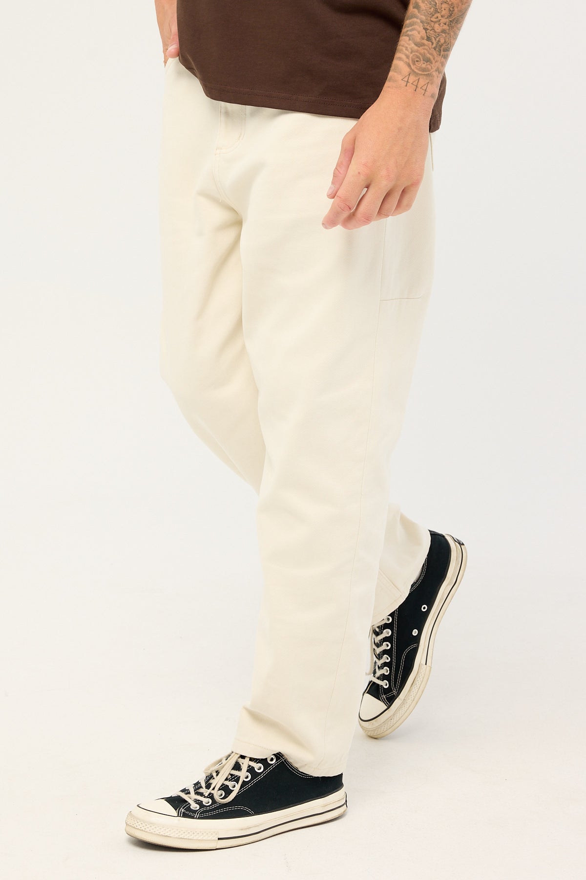 Thrills Slacker Relaxed Denim Jean Stone