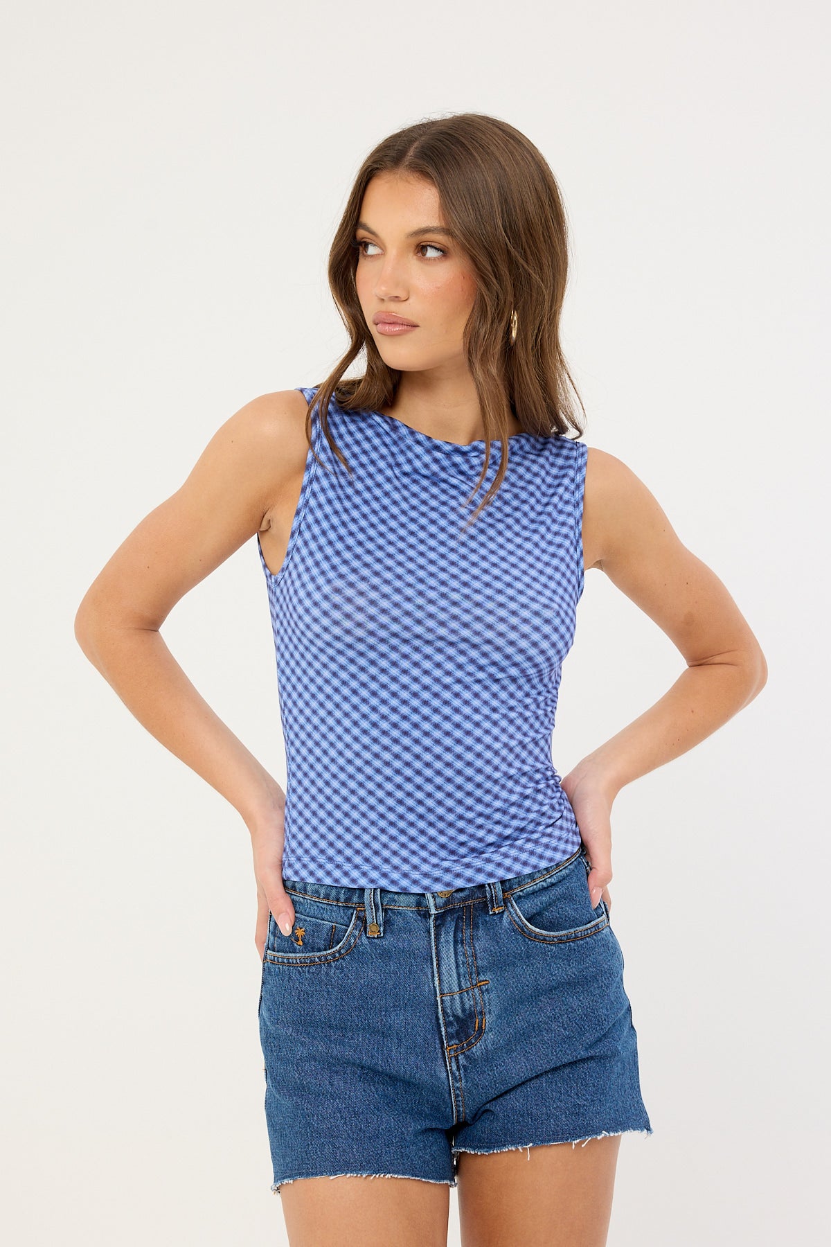 Thrills High Speed Check Tank Guardian Navy