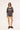 Thrills Speed Kills V-Neck Oversized Tee Merch Black