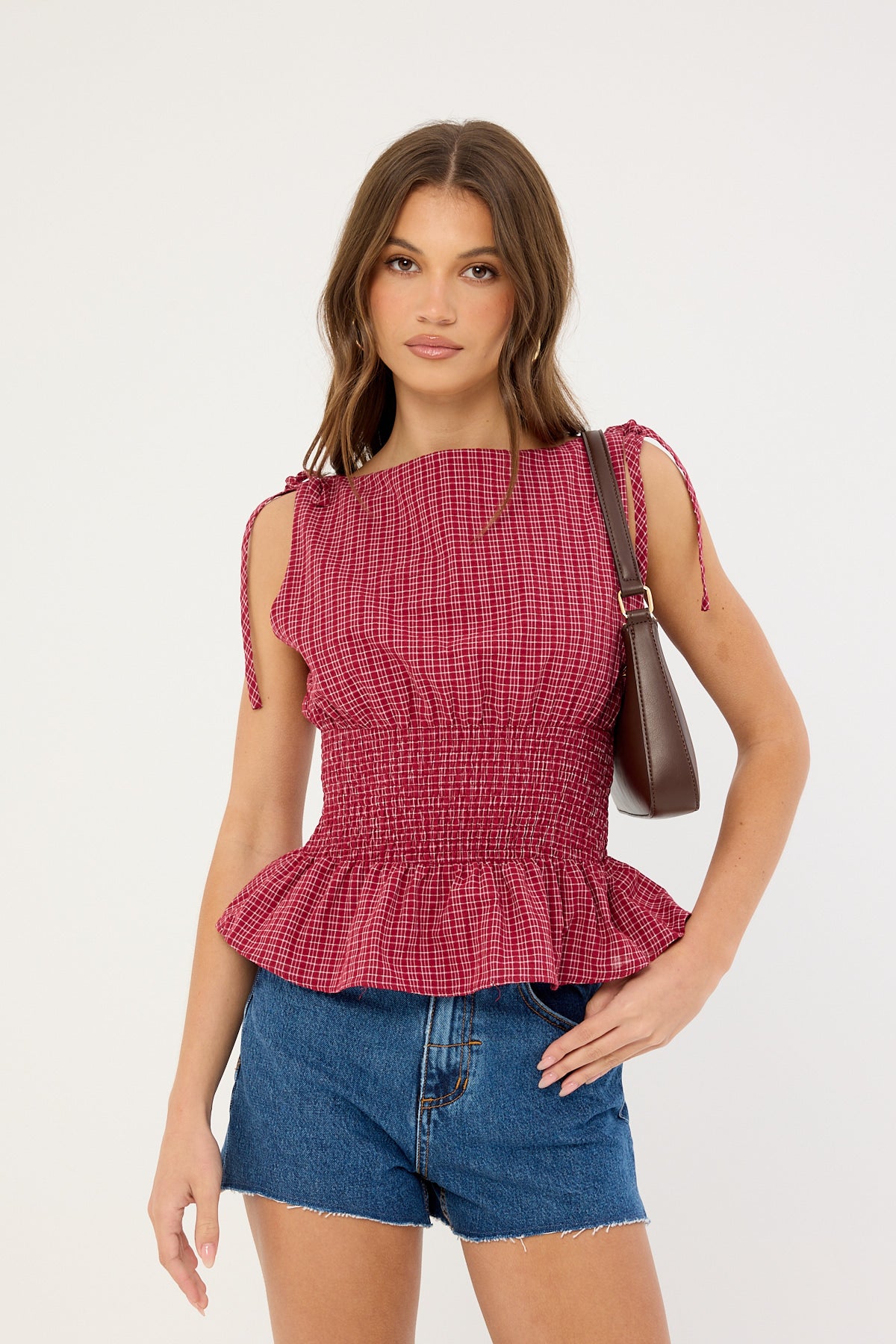 Thrills Sadie High Rise Micro Short Deep Vintage Blue