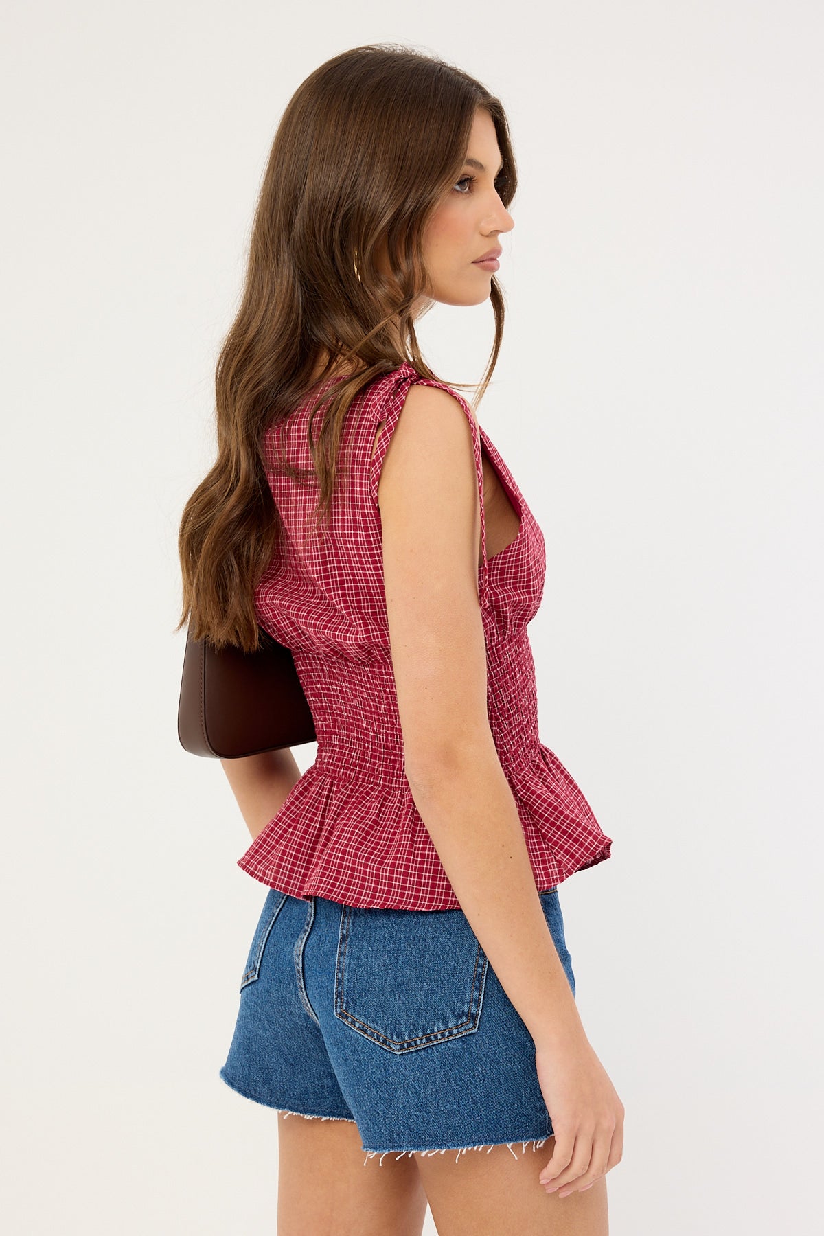 Thrills Sadie High Rise Micro Short Deep Vintage Blue