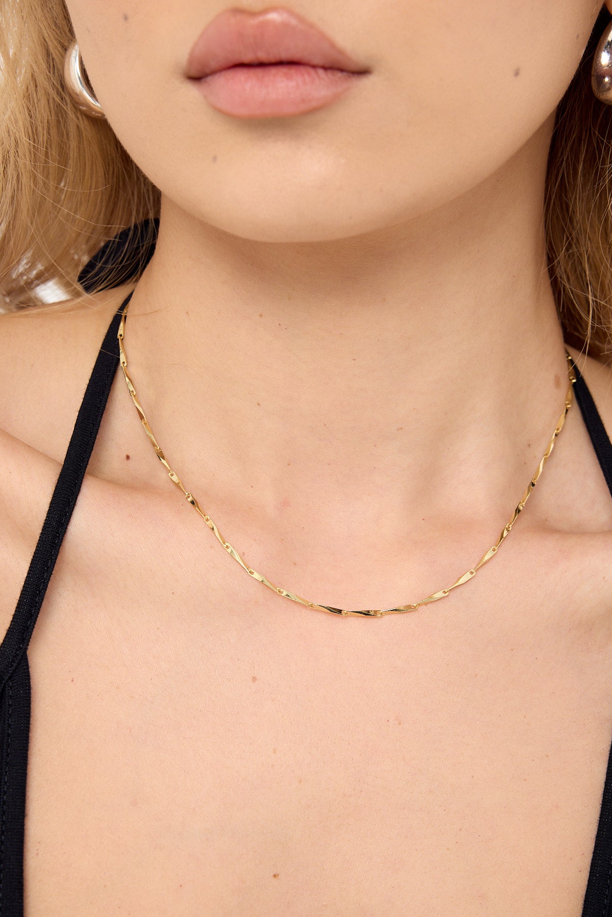 Perfect Stranger Merle Chain Necklace 18K Gold
