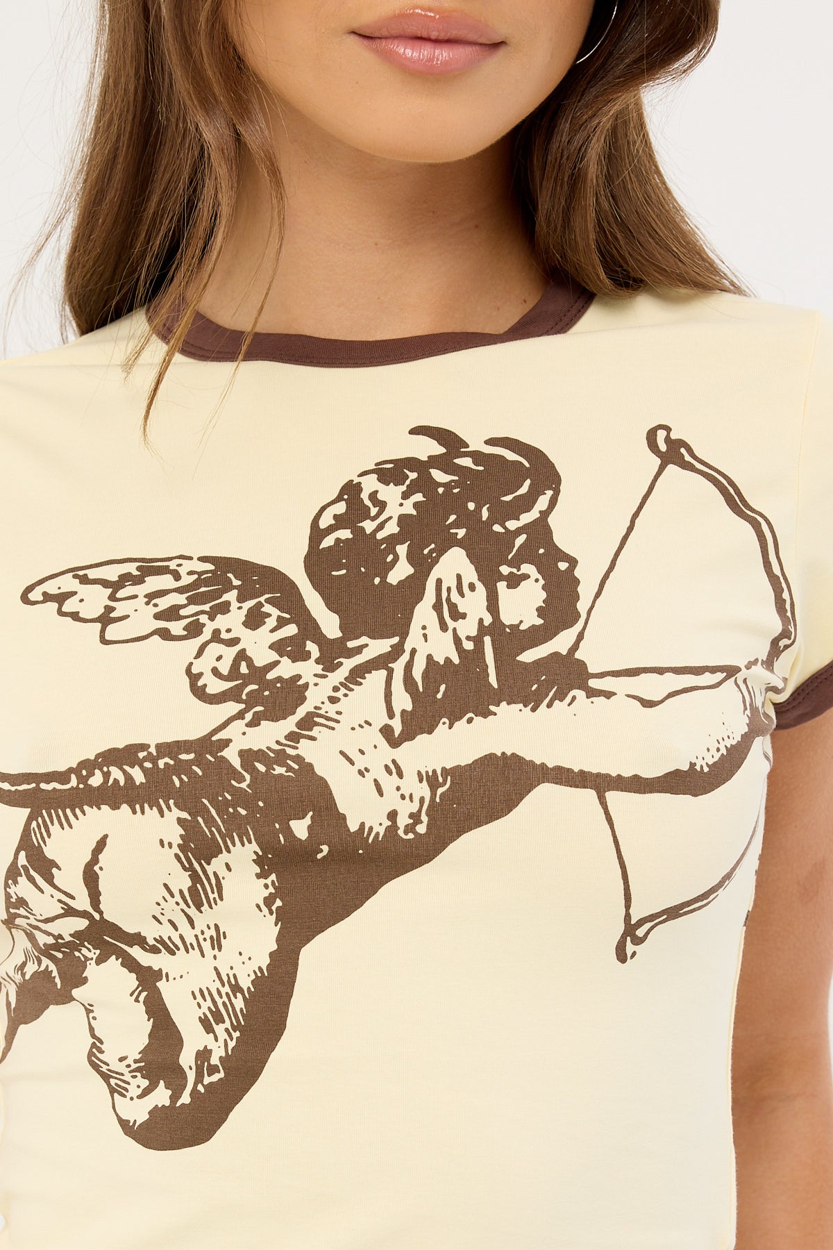 Worship Cherub Cap Sleeve Ringer Lemon Icing