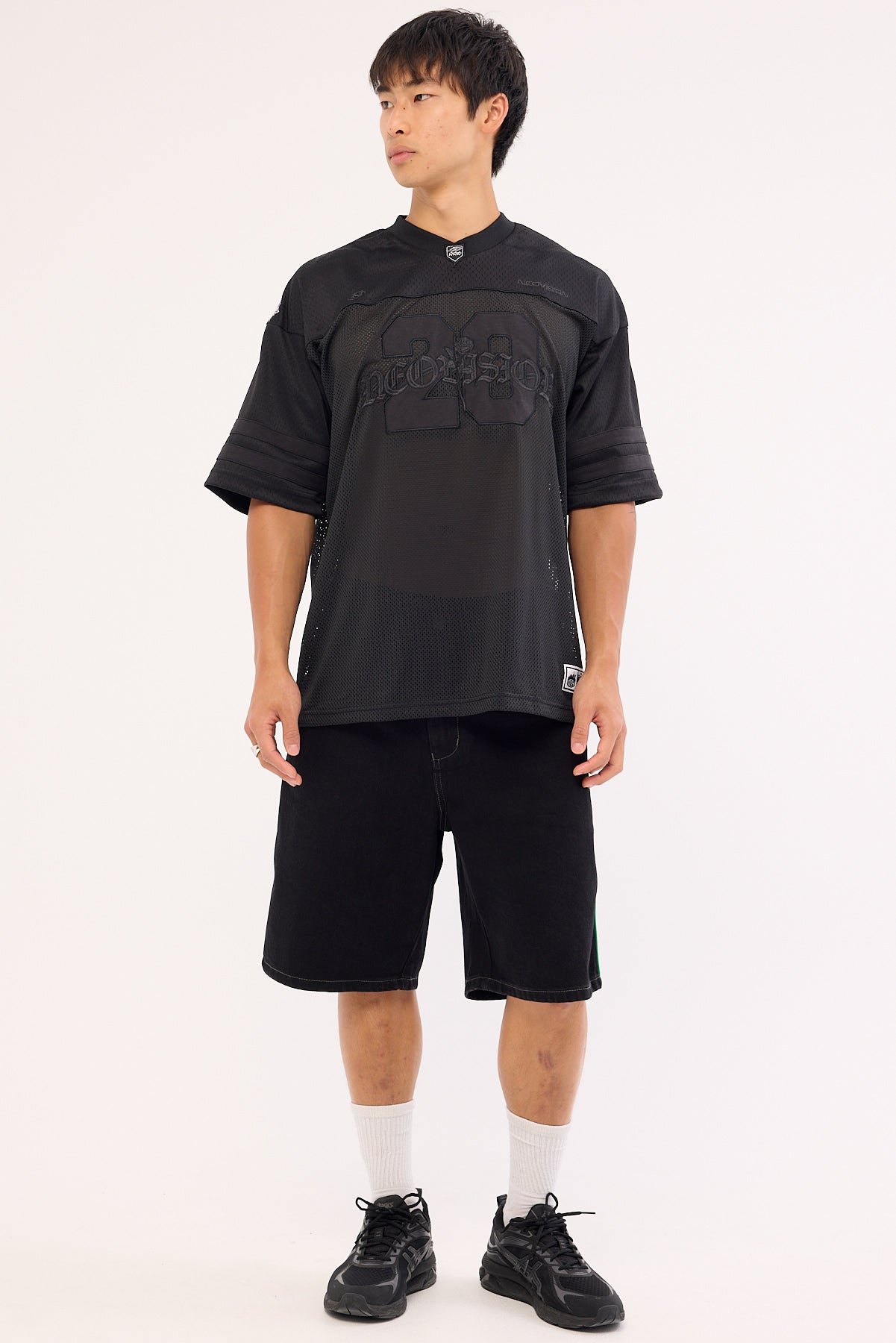 Worship Grand Prix Big Dawg Jean Short Worship Black