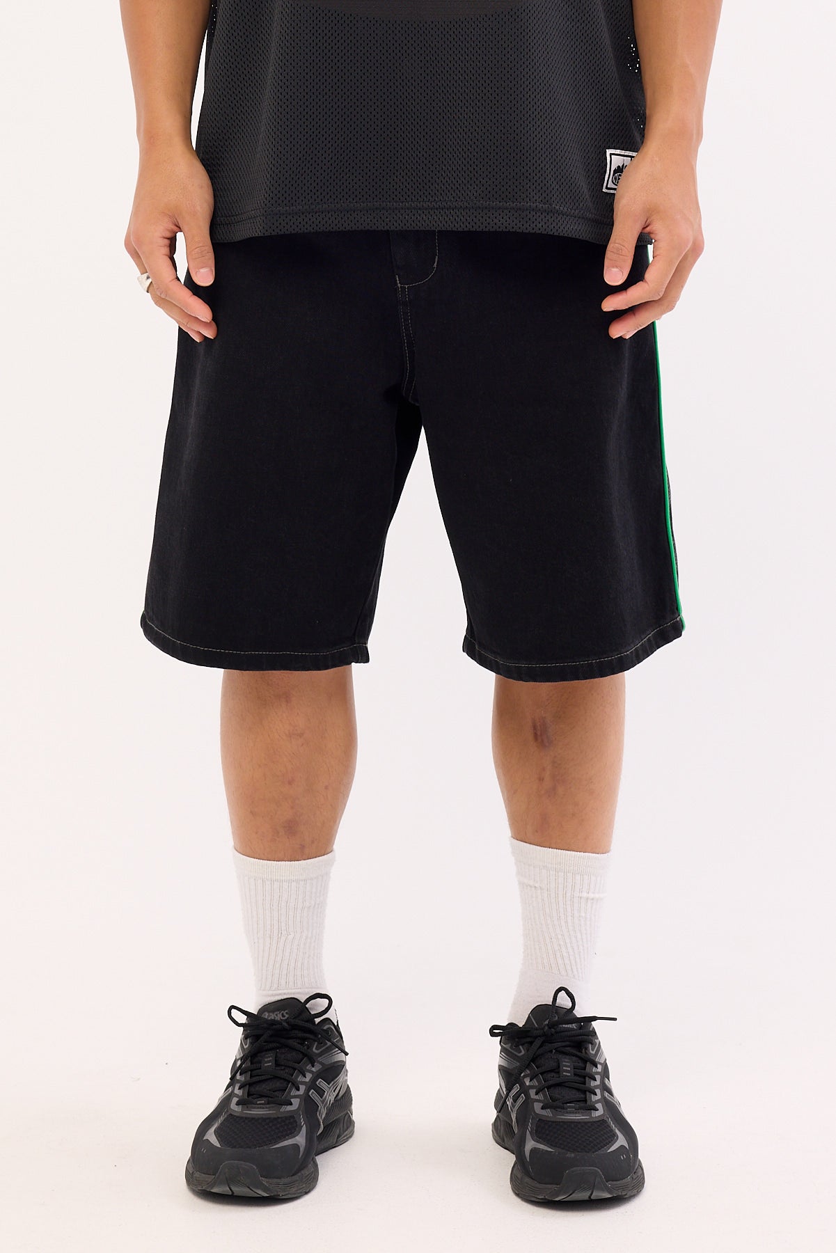 Worship Grand Prix Big Dawg Jean Short Worship Black