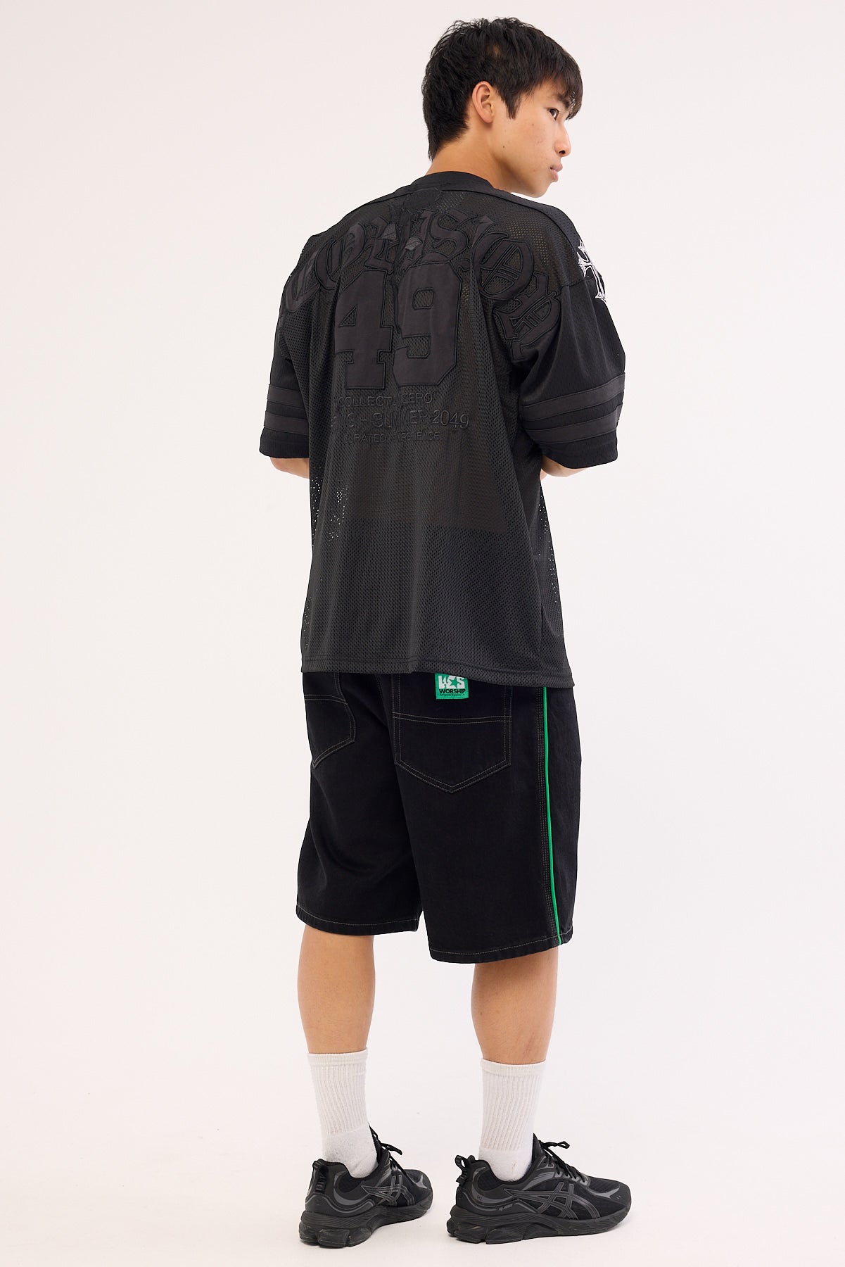 Worship Grand Prix Big Dawg Jean Short Worship Black