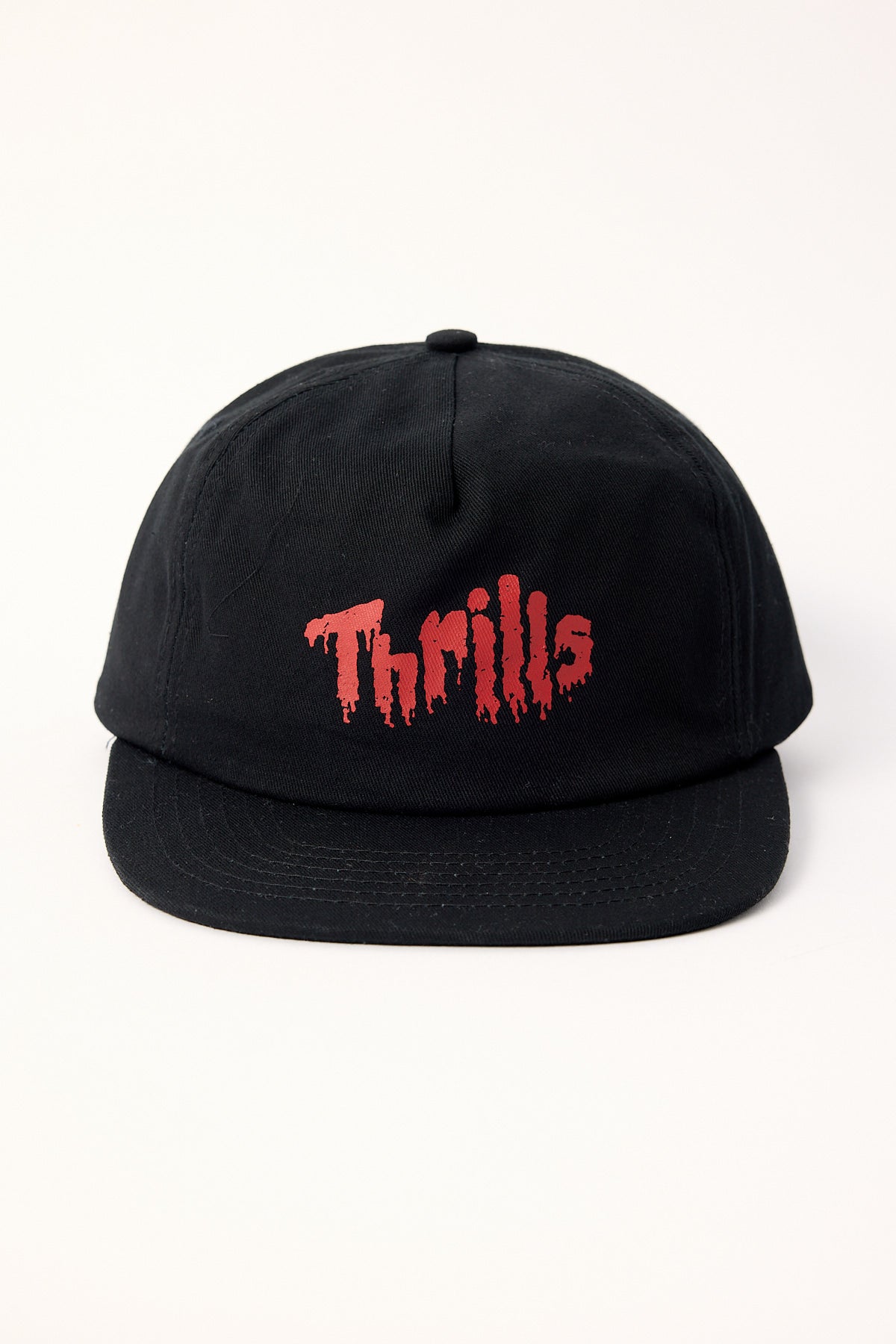 Thrills Once Bitten Twice Shy 5 Panel Cap Black