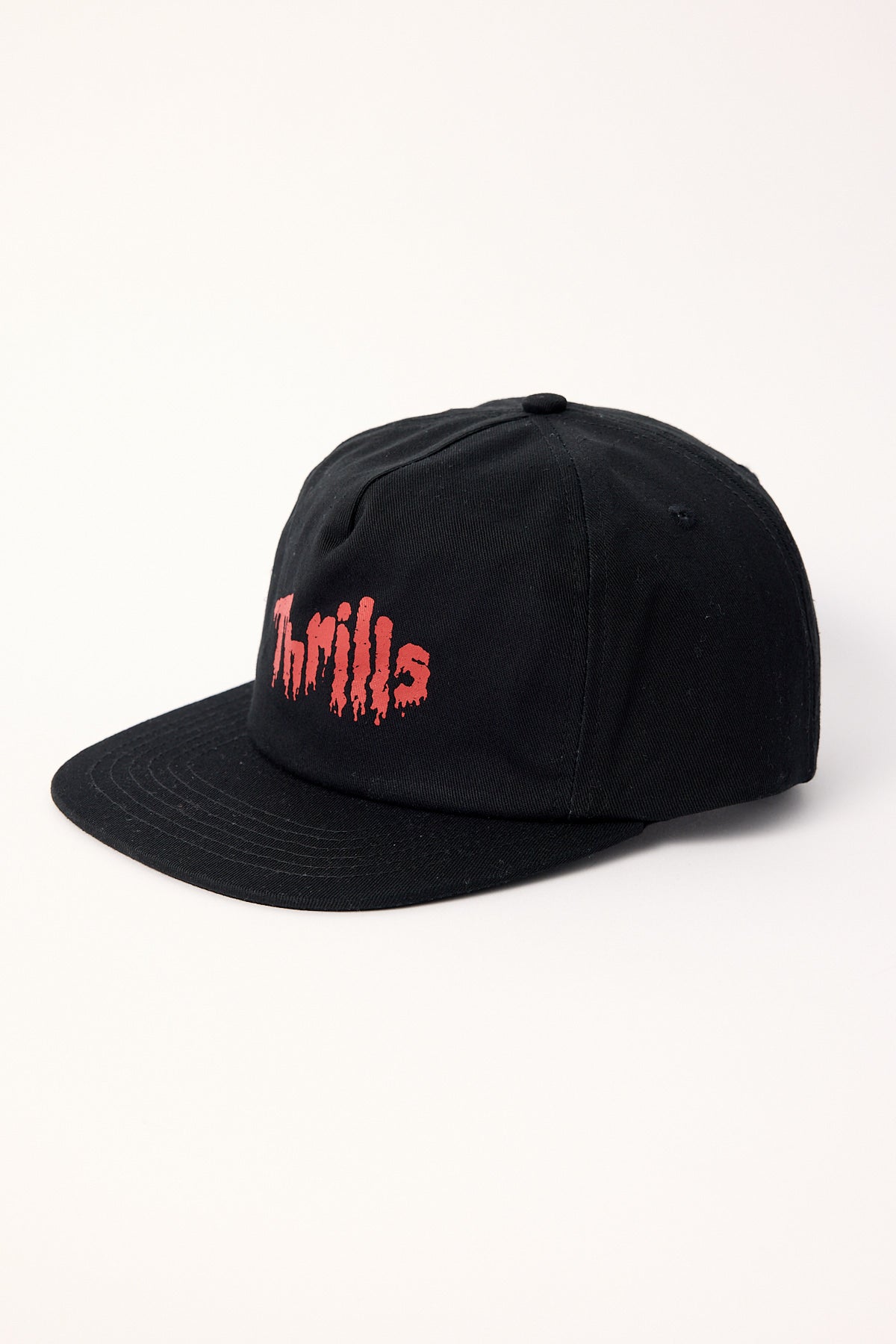 Thrills Once Bitten Twice Shy 5 Panel Cap Black