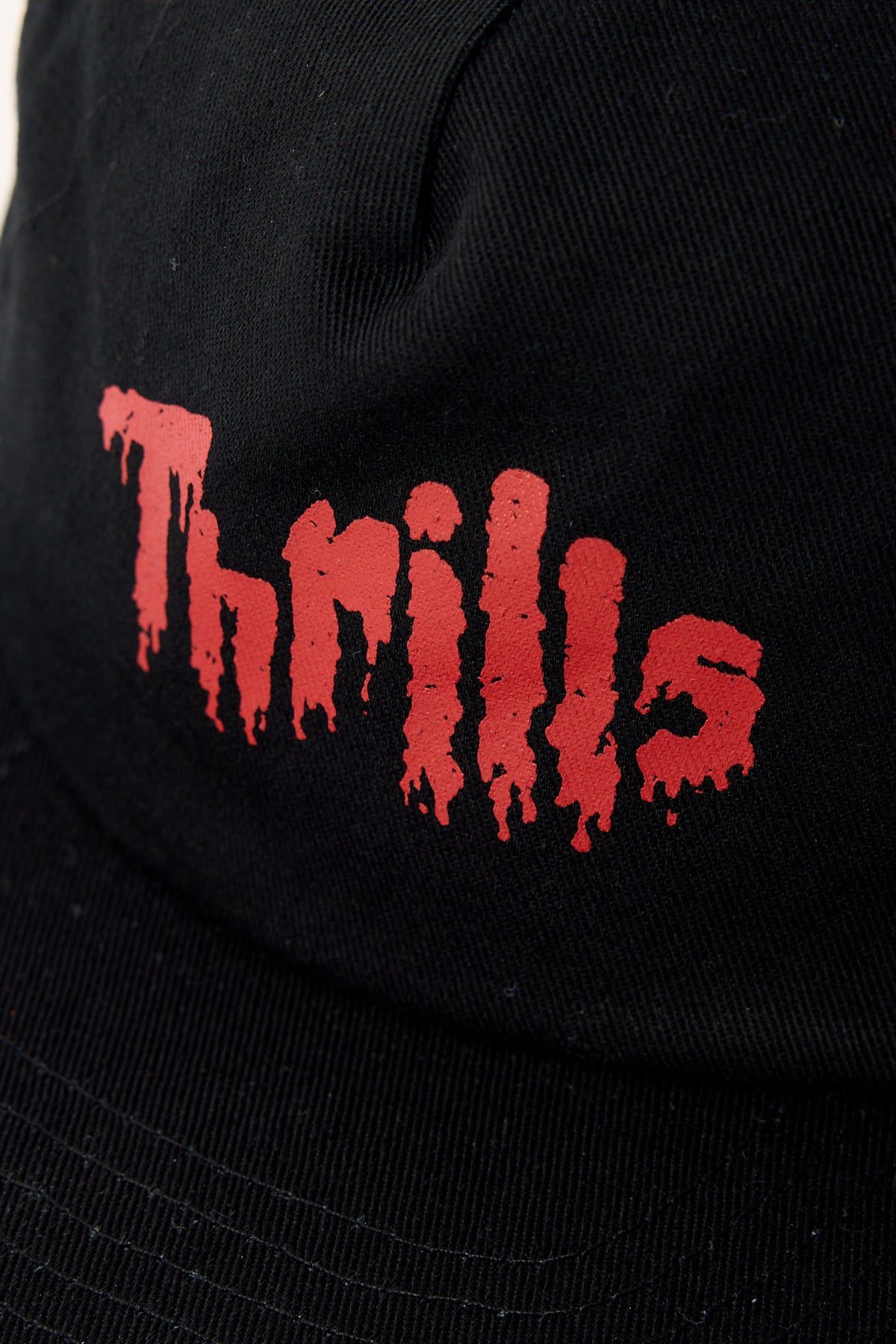 Thrills Once Bitten Twice Shy 5 Panel Cap Black