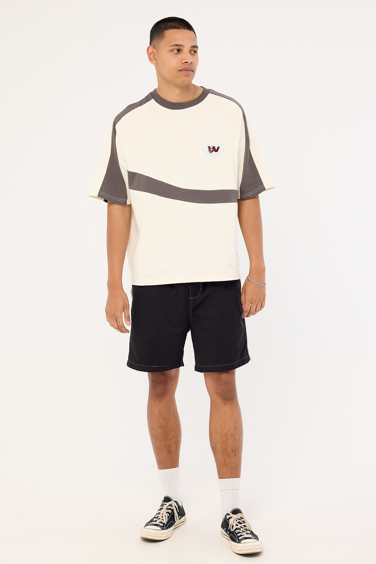 Worship Frequency Baggy Nylon Short Black