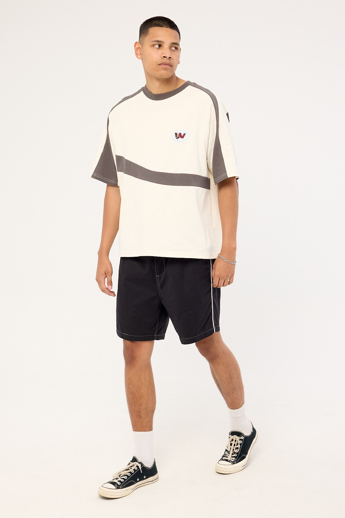 Worship Frequency Baggy Nylon Short Black