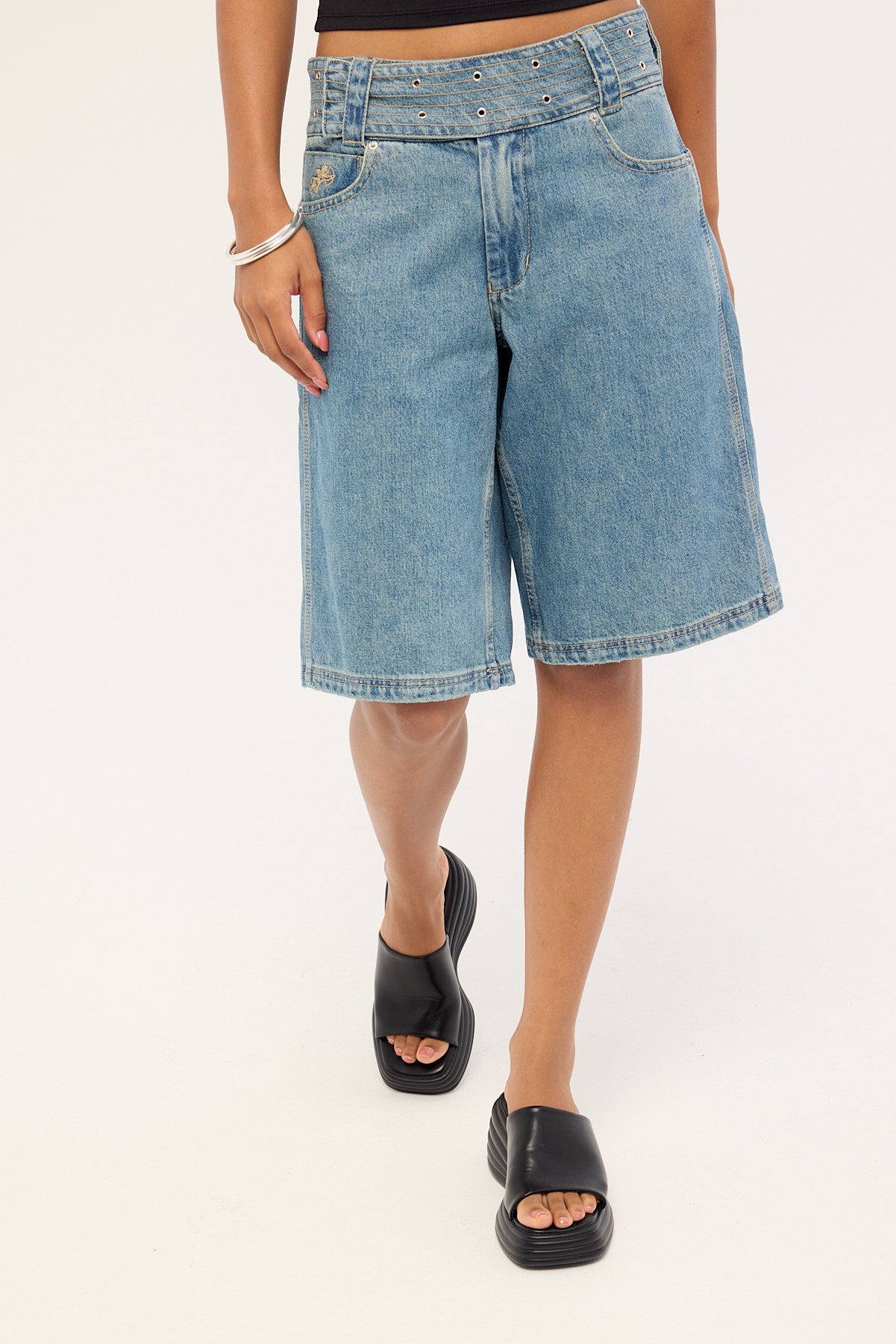 Worship Naughty Baggy Short Rogue Blue