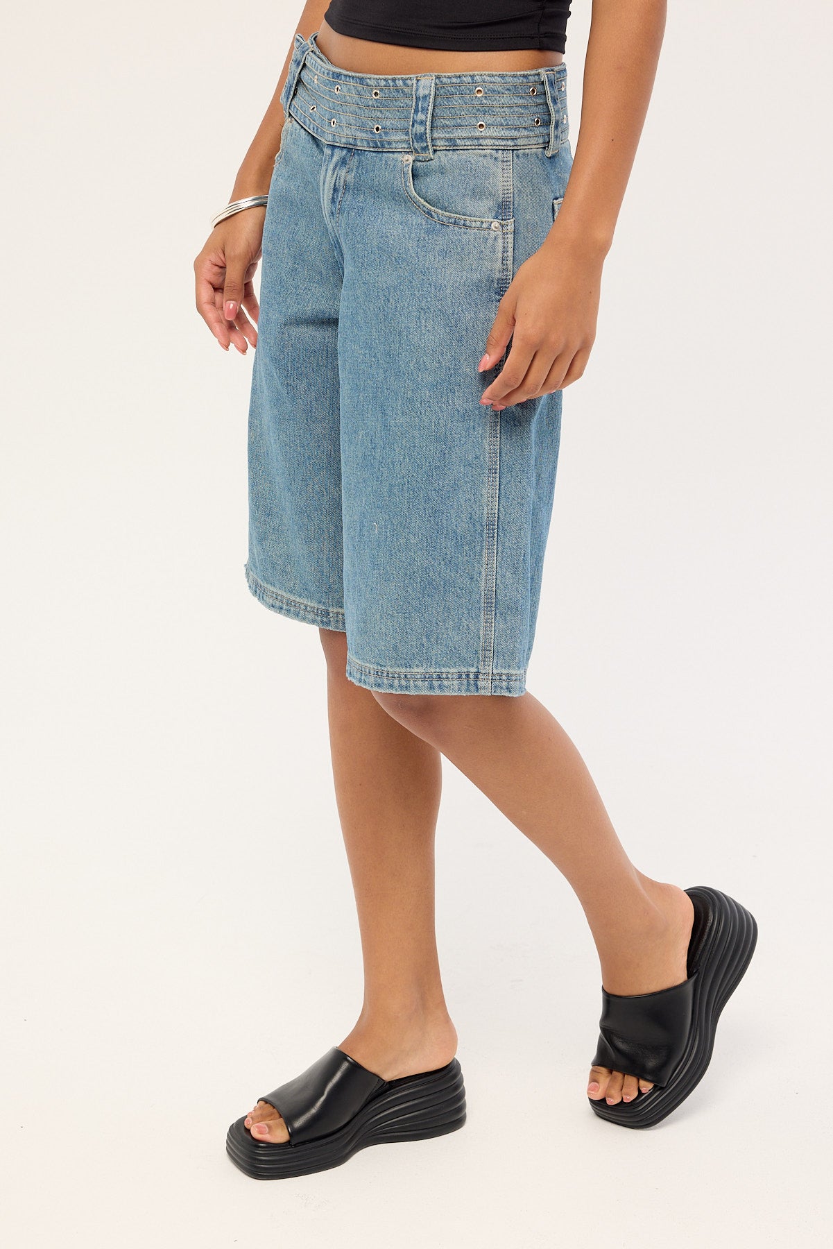 Worship Naughty Baggy Short Rogue Blue