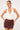 Luck & Trouble Strata Tie Skort Burgundy