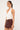 Luck & Trouble Strata Tie Skort Burgundy