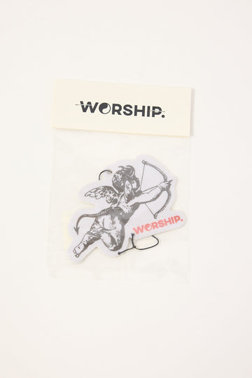 Worship Cherub Car Freshener White