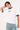 Thrills Fusion Ringer Box Fit Oversize Cropped Tee White