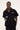 Thrills Rapid Fire Short Sleeve Cropped Panel Shirt Black