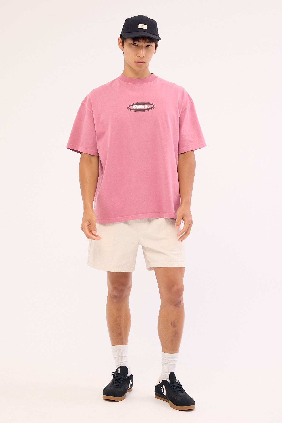 Thrills Bueno Bueno Bueno Oversize Fit Tee Heather Rose