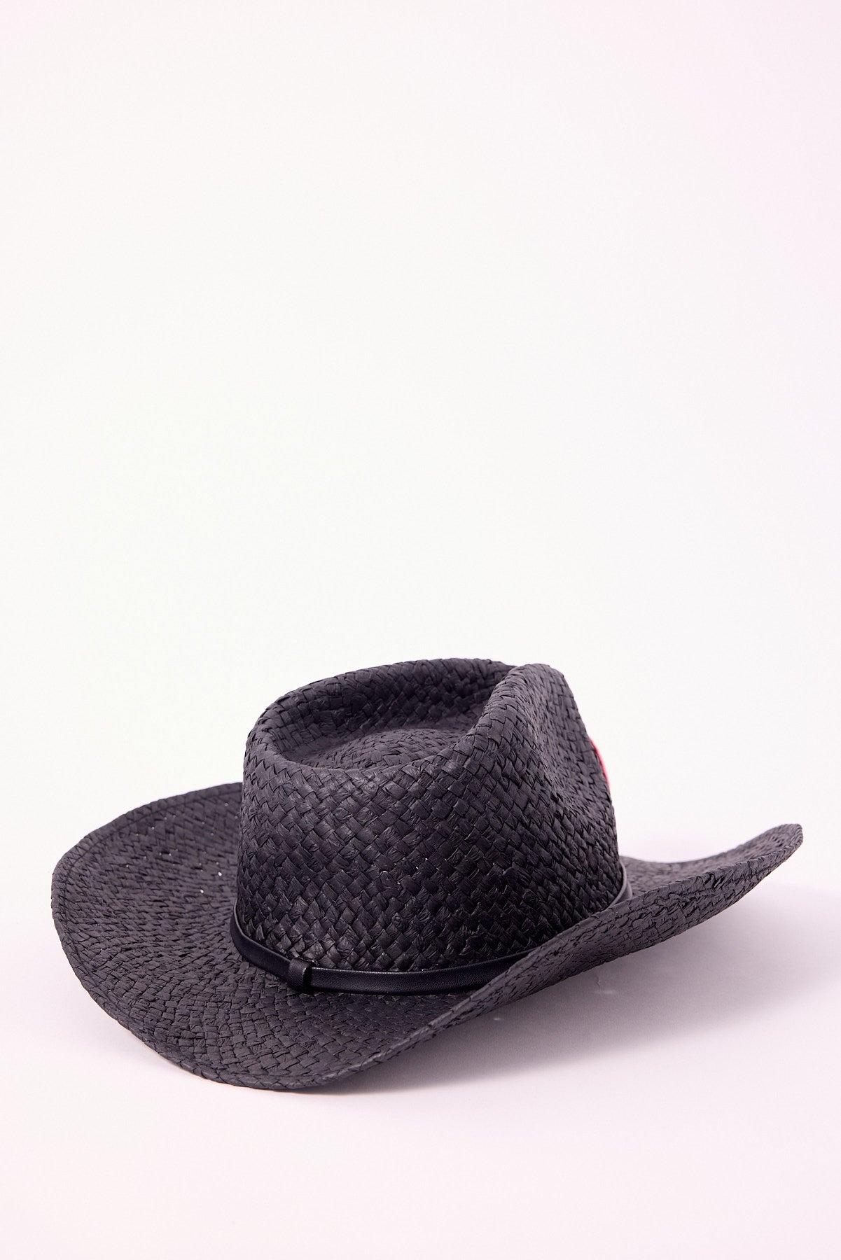 Von Dutch Patch Cowboy Hat Black/Pink