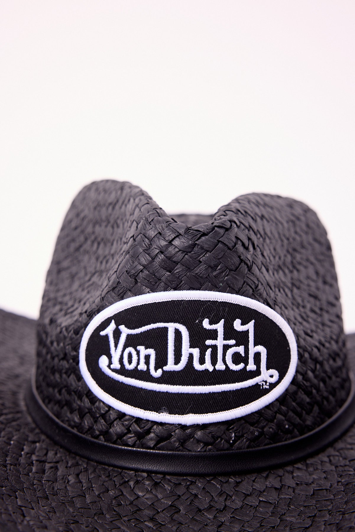 Von Dutch Patch Cowboy Hat Black/White