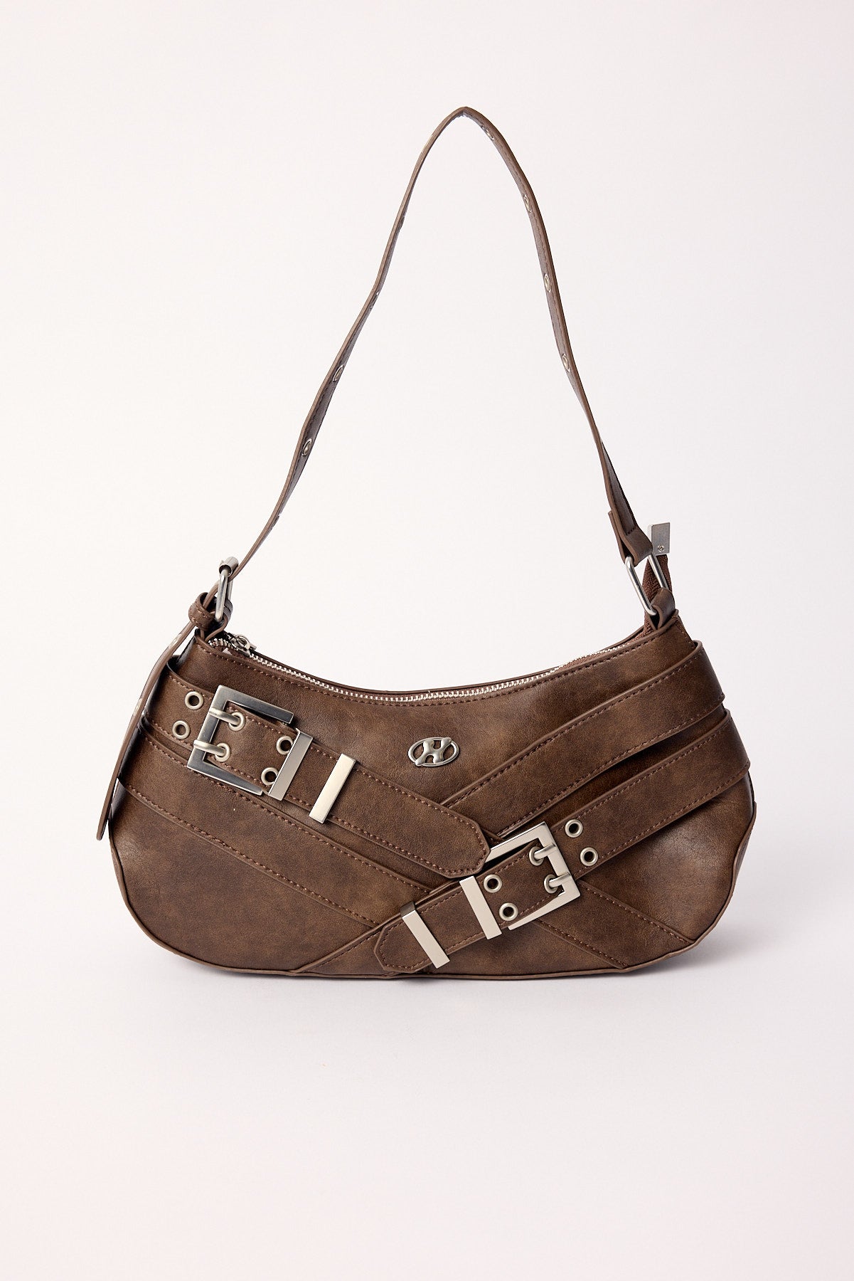 Neovision Latch Shoulder Bag Brown