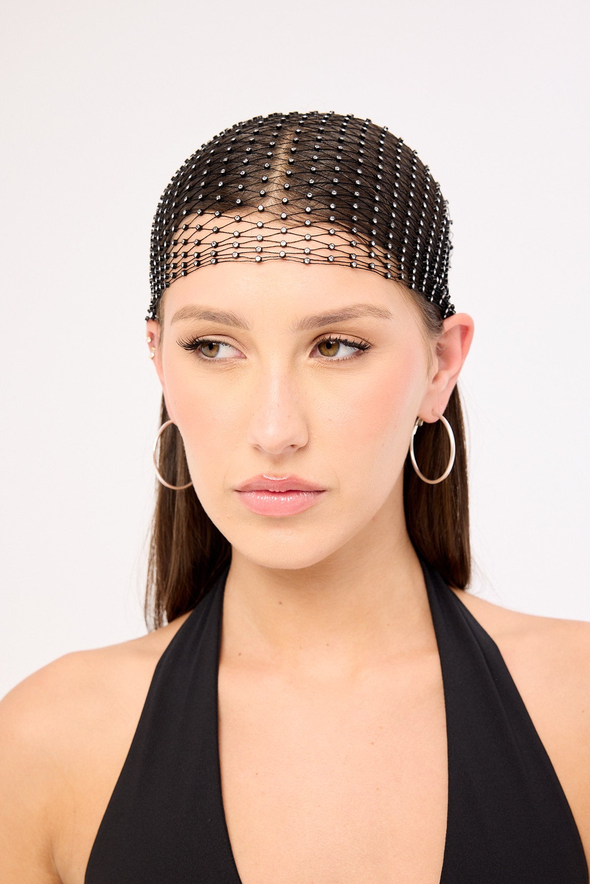 Token Diamante Head Scarf Black