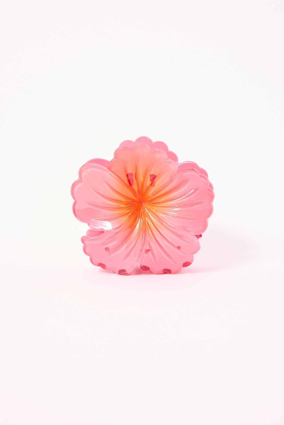 Token Hibiscus Claw Clip Pink