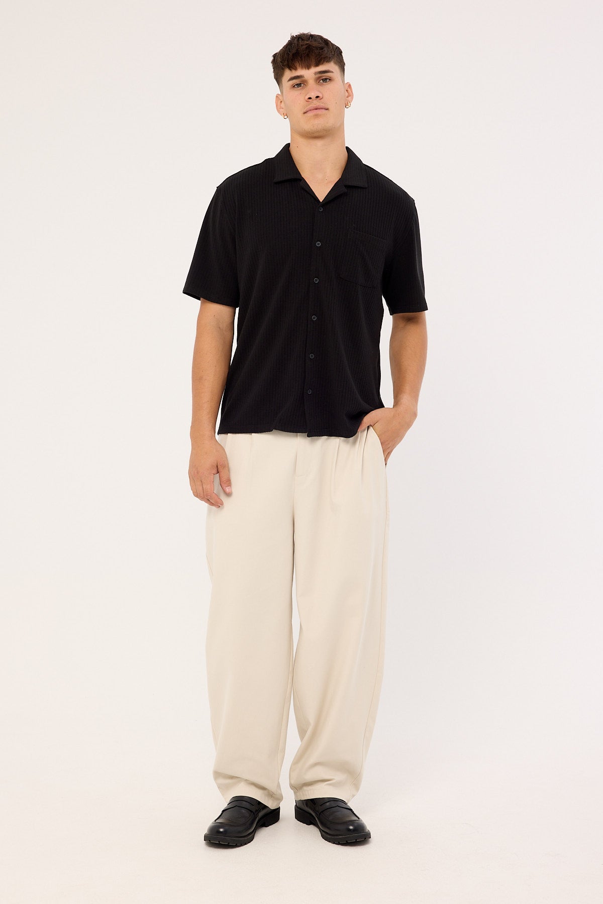 Common Need Apartment Recycled Resort Shirt Black