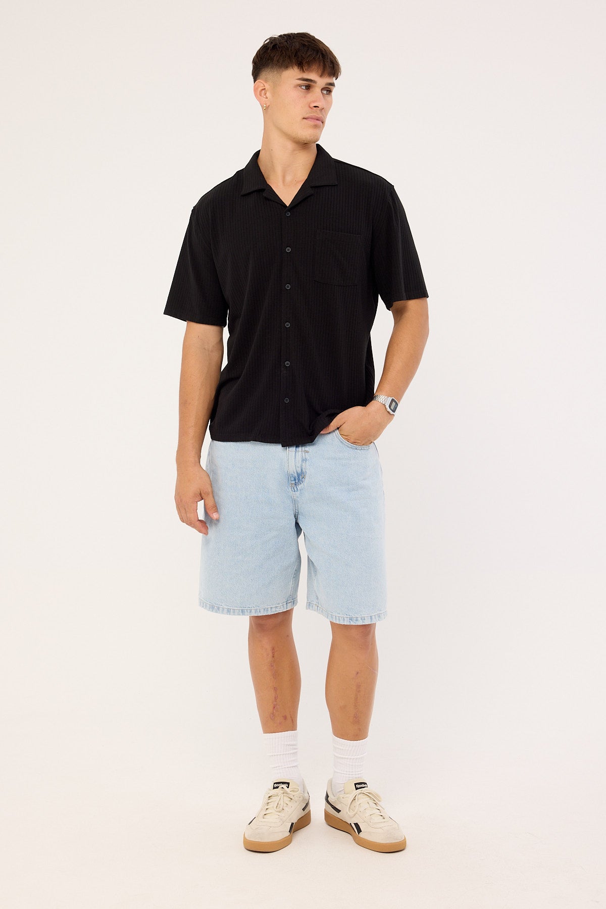 Common Need Apartment Recycled Resort Shirt Black