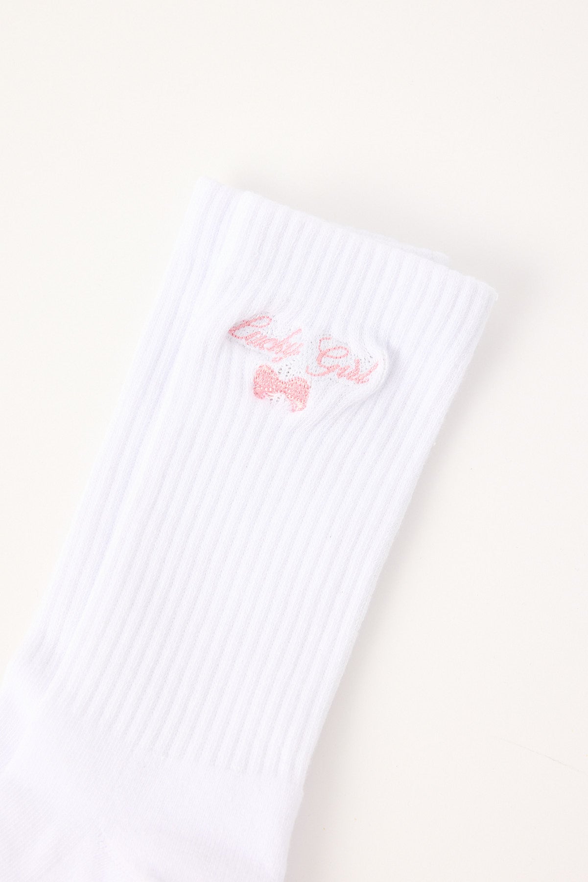 Luck & Trouble Lucky Girl Sock White