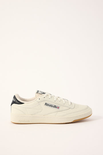 Reebok Mens Club C 85 Sneaker Vintage Chalk/Black/Gum