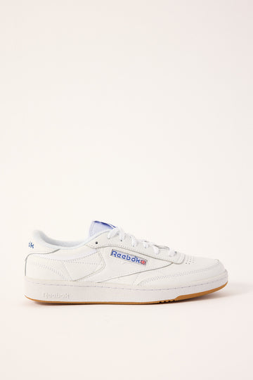 Reebok Mens Club C 85 Sneaker White/Royal/Gum