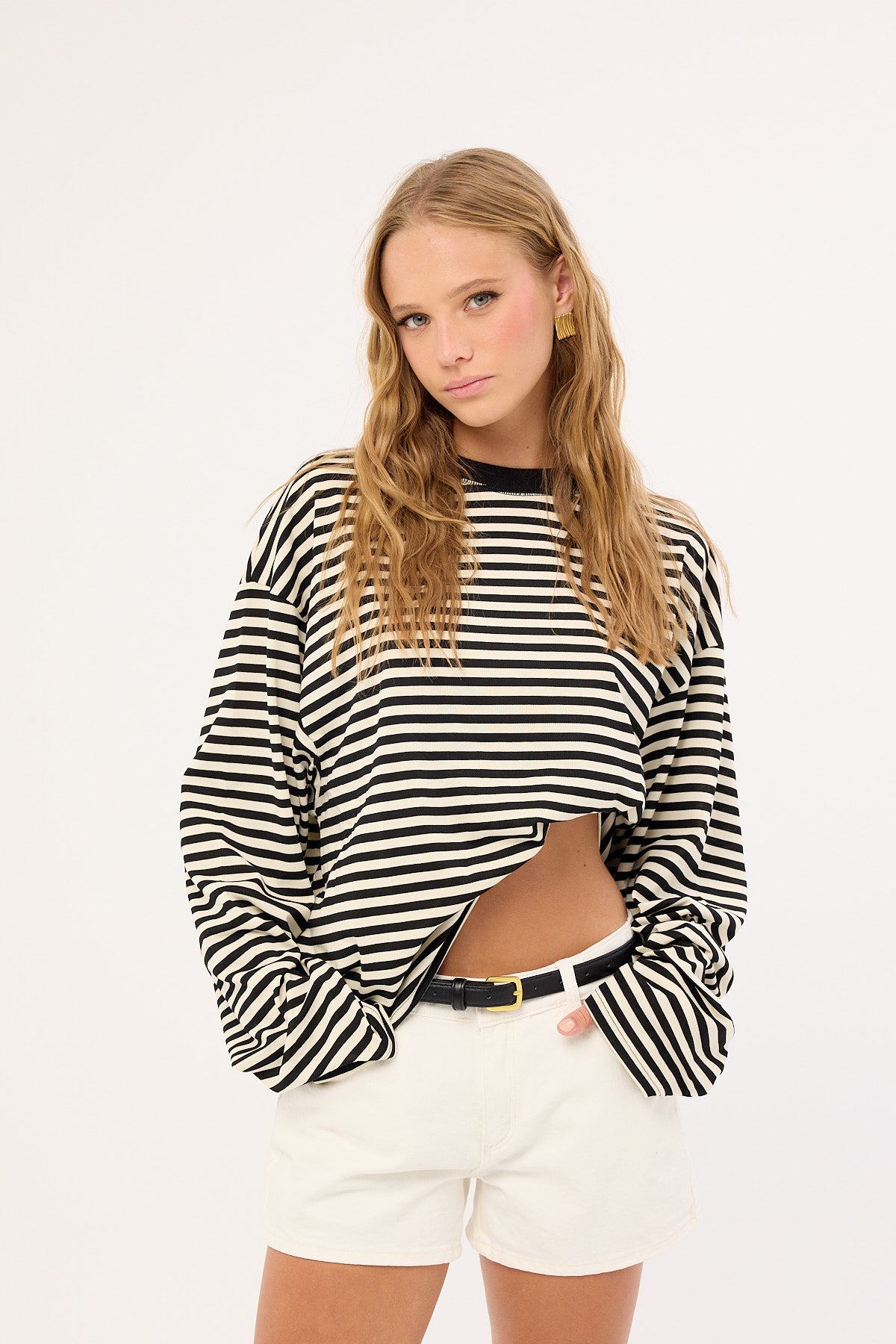 Abrand 95 Relaxed Short White