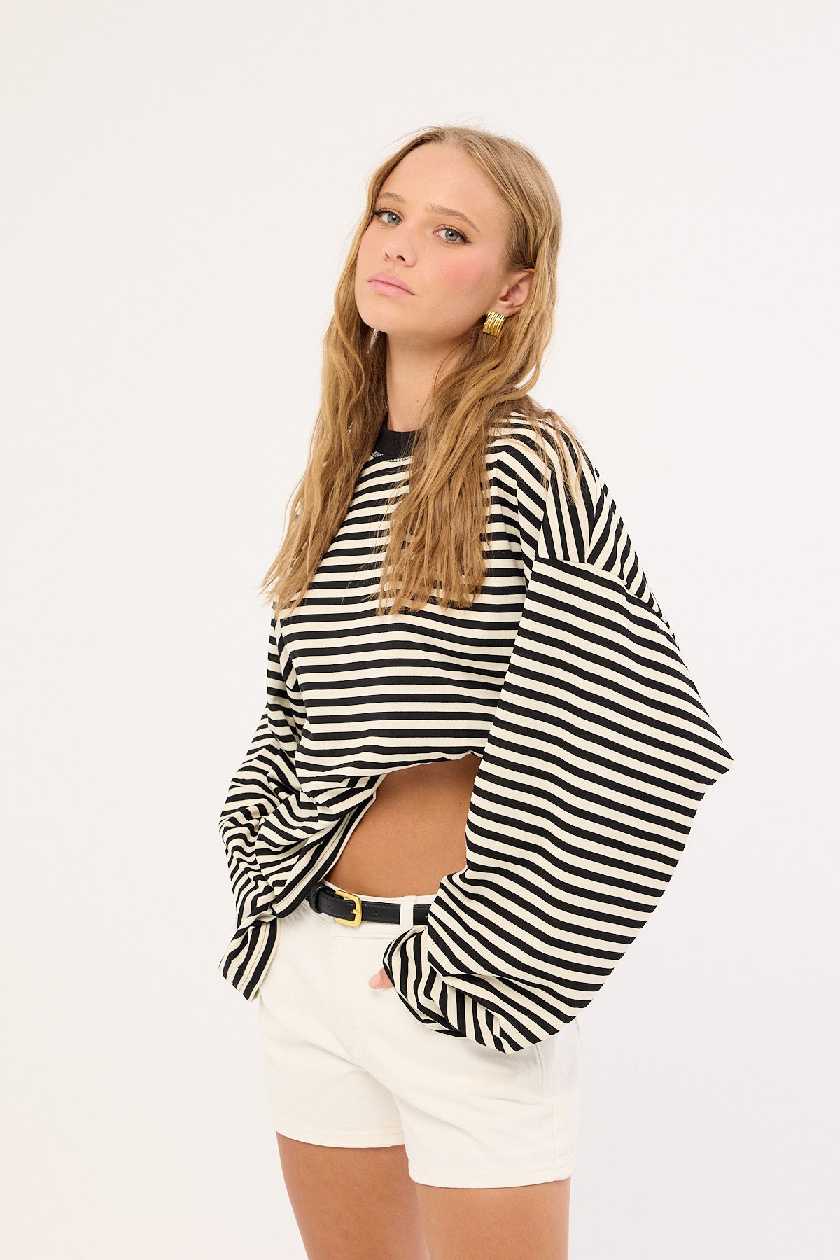 Abrand 95 Relaxed Short White