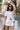 Perfect Stranger Fenella Mid Rise Shorts Off White