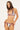 Perfect Stranger Nani Tie Side Bikini Bottom Burgundy Stripe