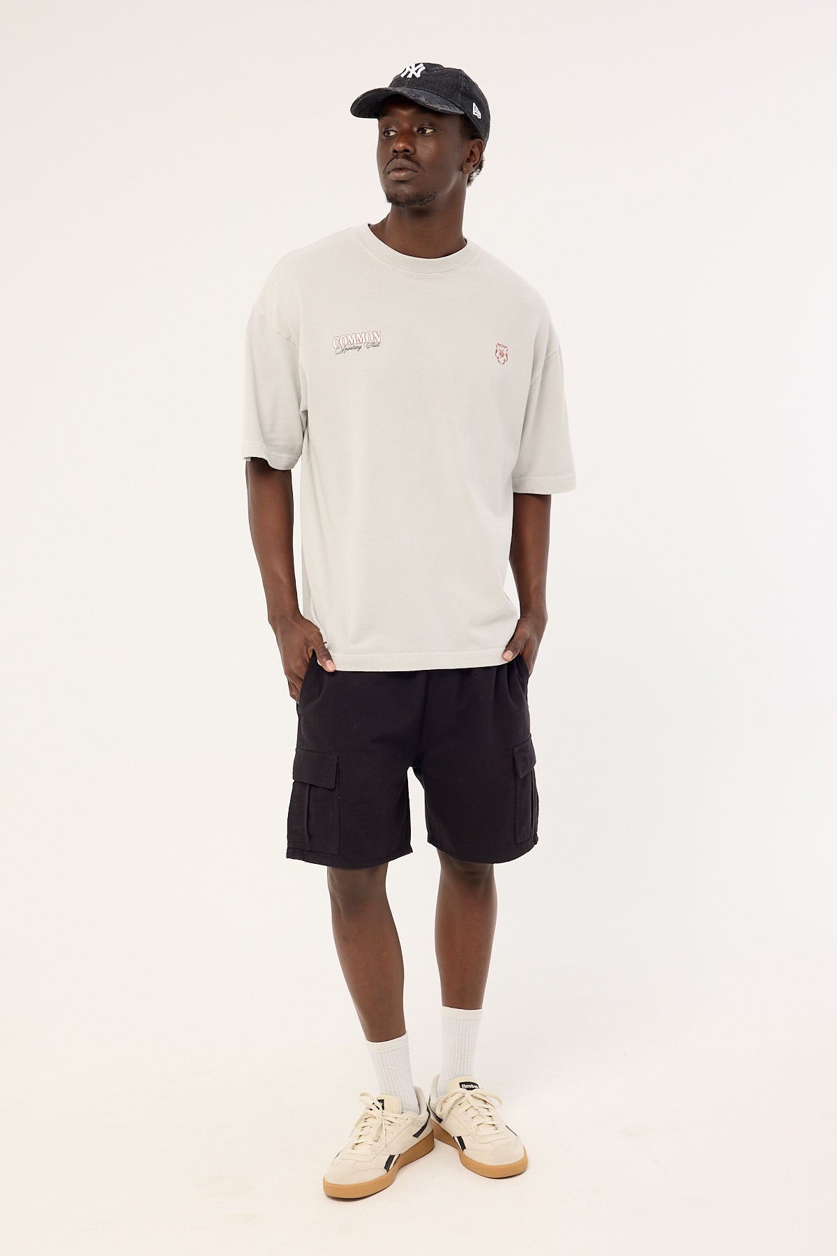 Common Need Jungle Relaxed Cargo Short Black