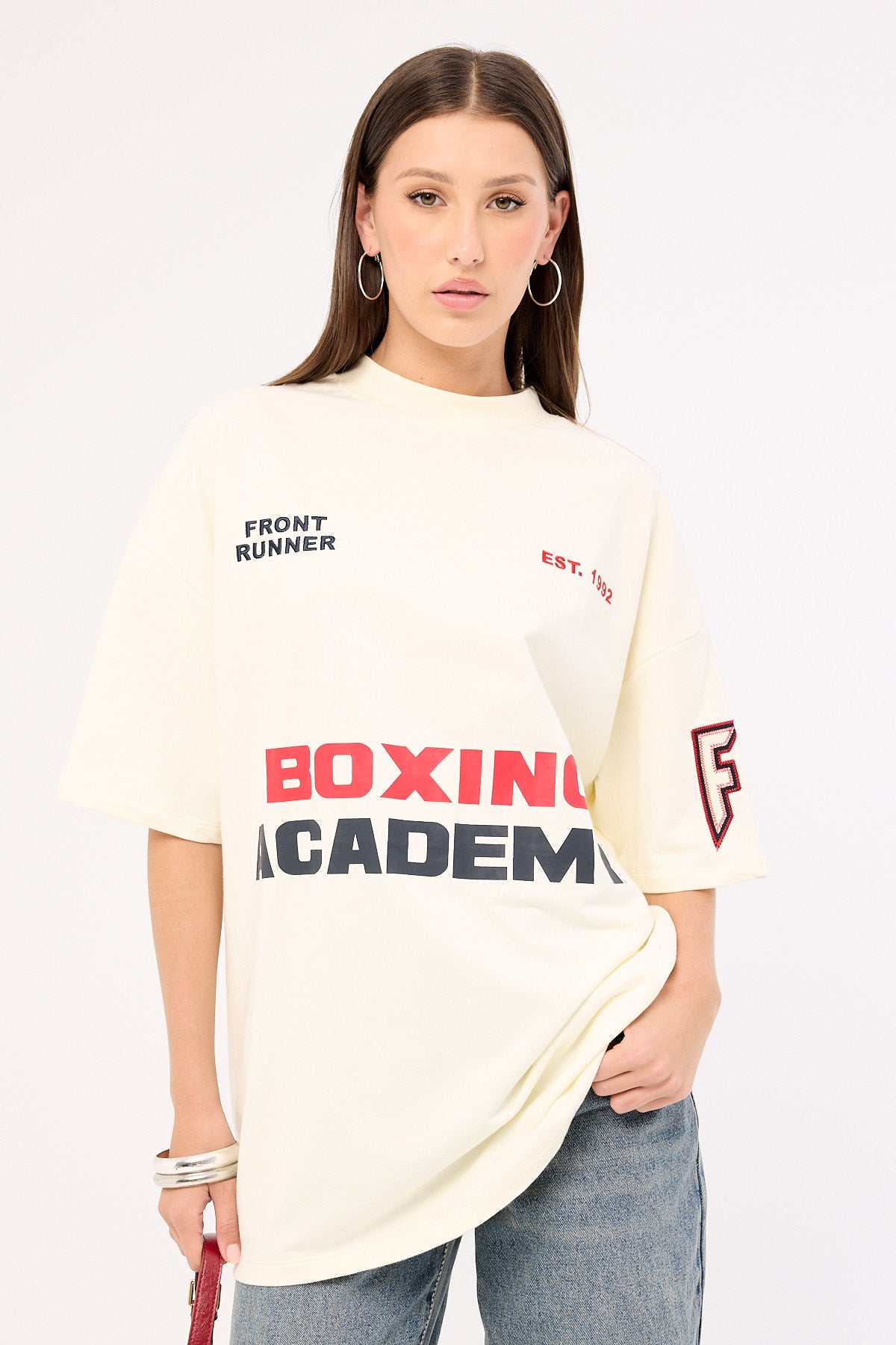 Front Runner Boxing Academy Tee Vanilla