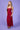 Luck & Trouble Nia Applique Maxi Dress Burgundy